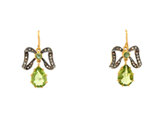 Jewellery, EARRINGS, 14K gold/gilt sterling silver, in auction: Lilla jewellery – Tuesday 21 October