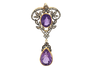 Jewellery, PENDANT, 14K gold/gilt sterling silver, in auction: Lilla jewellery – Tuesday 4 November