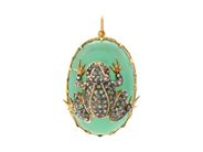 Jewellery, PENDANT, 14K gold/gilt sterling silver, in auction: Lilla jewellery – Tuesday 4 November