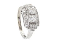 Jewellery, RING, 18K white gold, in auction: Classic – Saturday 25 October