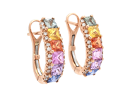 Jewellery, EARRINGS, 18K rose gold, in auction: Classic – Saturday 25 October