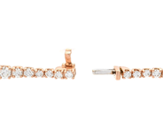 Jewellery - TENNIS BRACELET, 18K rose gold - View 3