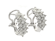 Jewellery, EARRINGS, 14K white gold, in auction: Classic – Saturday 25 October