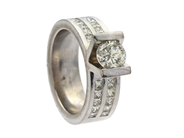 Jewellery - RING, 18K white gold - View 1