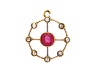 Jewellery, PENDANT, 18K gold, in auction: Lilla jewellery – Tuesday 7 October