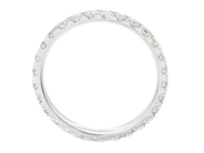 Jewellery - FULL ETERNITY RING, 18K white gold - View 2