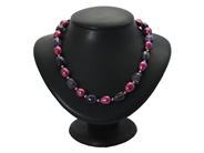 Jewellery - NECKLACE, cultured dyed freshwater pearls - View 1