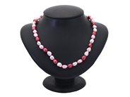 Jewellery - PEARL NECKLACE, cultured dyed freshwater pearls - View 1