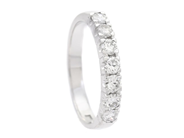 Jewellery - ETERNITY RING, 18K white gold - View 1