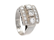 Jewellery - RING, 18K white gold - View 1