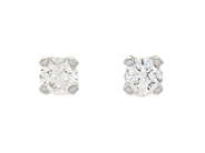 Jewellery, SOLITAIRE EARRINGS, 18K white gold, in auction: Lilla jewellery – Tuesday 7 October
