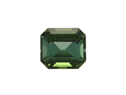 Gemstones - GREEN TOURMALINE, emerald cut - View 1