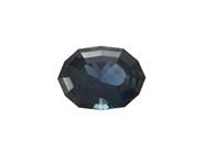 Gemstones, GREEN-BLUE SAPPHIRE, oval mixed cut, in auction: Lilla jewellery – Tuesday 7 October