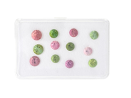 Gemstones, 12 TOURMALINES, brilliant cut, in auction: Lilla jewellery – Tuesday 7 October