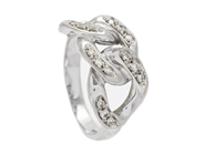 Jewellery, RING, 18K white gold, in auction: Modern – Saturday 11 October