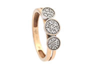 Jewellery, RING, 18K gold/white gold, in auction: Lilla jewellery – Tuesday 21 October
