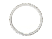 Jewellery - FULL ETERNITY RING, 18K white gold - View 2