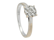 Jewellery, RING, 18K white gold, in auction: Lilla jewellery – Tuesday 21 October