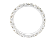 Jewellery - FULL ETERNITY RING, 18K white gold - View 2