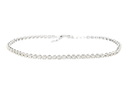 Jewellery, BRACELET, 14K white gold, in auction: Classic – Saturday 25 October