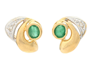 Jewellery - EARRINGS, 18K gold/white gold - View 1