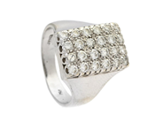 Jewellery, RING, 18K white gold, in auction: Classic – Saturday 25 October