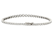 Jewellery - TENNIS BRACELET, platinum - View 2