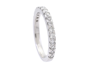 Jewellery - ETERNITY RING, 18K white gold - View 1