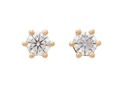 Jewellery - SOLITAIRE EARRINGS, 18K gold - View 1