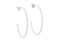 Jewellery - HOOP EARRINGS, sterling silver - View 1