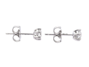 Jewellery - SOLITAIRE EARRINGS, 18K white gold - View 2