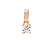 Jewellery - SOLITAIRE PENDANT, 18K gold - View 1