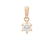 Jewellery - SOLITAIRE PENDANT, 18K gold - View 1