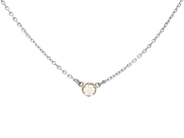 Jewellery, NECKLACE, 18K white gold, in auction: Lilla jewellery – Tuesday 21 October
