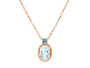 Jewellery - PENDANT/CHAIN, 18K rose gold - View 1
