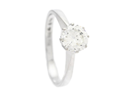 Jewellery, K. TORNDAHL, solitaire ring, in auction: Classic – Saturday 25 October