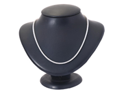 Jewellery - RIVIERE NECKLACE, 18K white gold - View 2