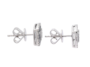 Jewellery - EARRINGS, 18K white gold with 28 blue sapphires 0,42 ctw - View 2