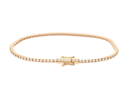 Jewellery - TENNIS BRACELET, 18K gold - View 2