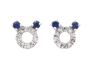 Jewellery - EARRINGS, 18K white gold - View 1