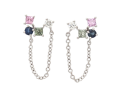 Jewellery - EARRINGS, 18K white gold - View 1