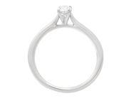 Jewellery - SOLITAIRE RING, 18K white gold - View 2
