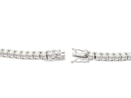 Jewellery - RIVIERE NECKLACE, 18K white gold - View 3