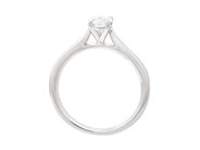 Jewellery - SOLITAIRE RING, 18K white gold - View 2