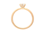 Jewellery - SOLITAIRE RING, 18K gold with brilliant cut diamond 0,50 ct - View 2