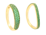 Jewellery, 2 RINGS, sterling silver/gilt sterling silver, in auction: General – Tuesday 11 November