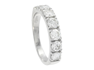 Jewellery - ETERNITY RING, 18K white gold - View 1