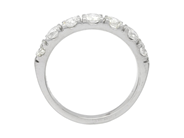 Jewellery - ETERNITY RING, 18K white gold - View 2