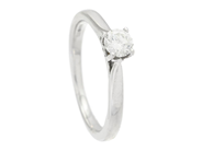 Jewellery - SOLITAIRE RING, 9K white gold - View 1