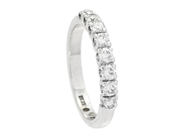 Jewellery - ETERNITY RING, 18K white gold - View 1